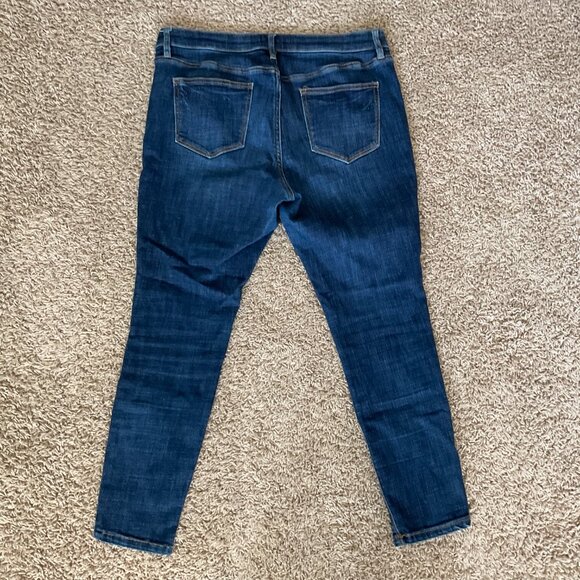 New York & Co Petite Lexi Mid-Rise Skinny Jeans, Blue, 14 P - Picture 5 of 8
